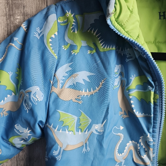 Boys Hatley Dragon Reversible Winter Coat 4 - Picture 2 of 7